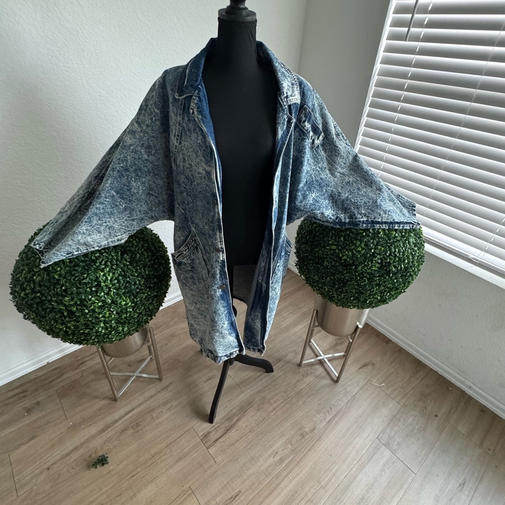 Vintage Acid Wash Denim Jacket